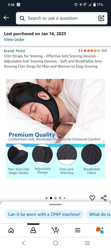 Anti snoring chin strap - photo 4