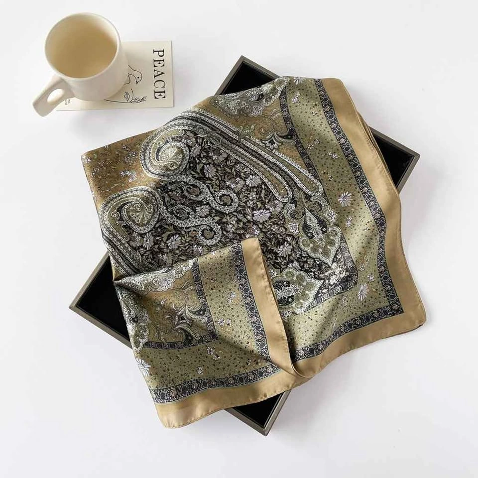Brand NEW Square Satin Scarf 70x70cm for Spring/Summer - photo 4