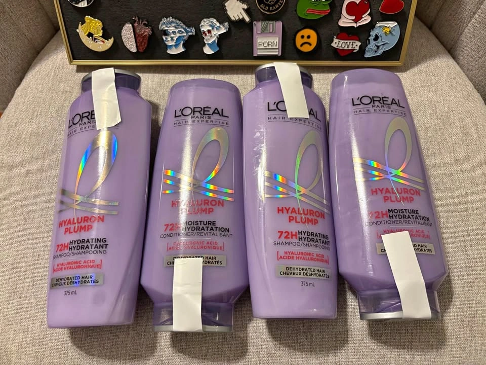 L'Oréal Paris Hyaluron Plump Shampoo & Conditioner Set (4 bottle