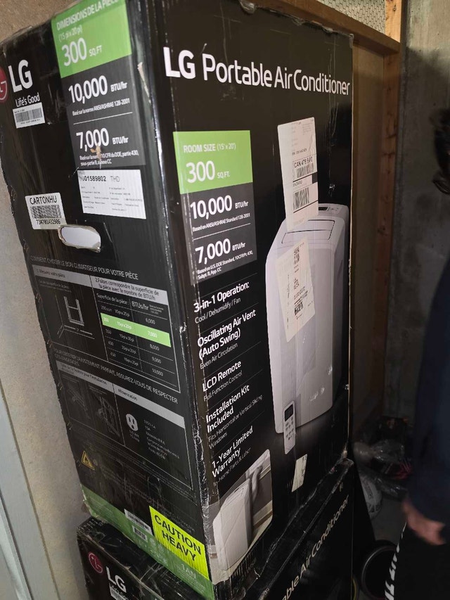 LG 10K BTU Portable Air Conditioner