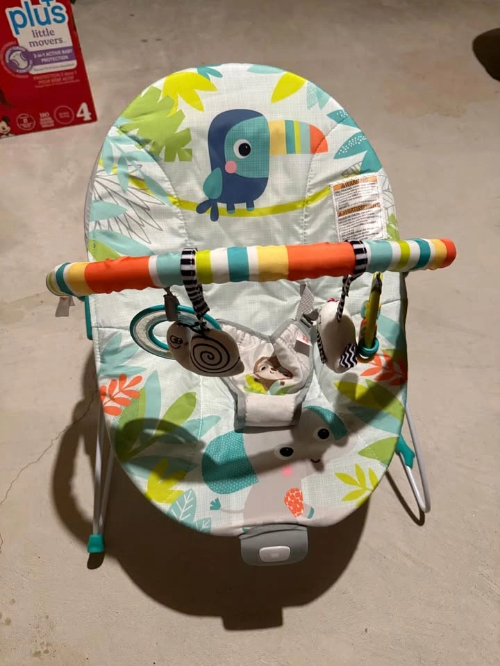 Bright Starts Rainforest Vibes Bouncer - Excellent Condition - photo 4