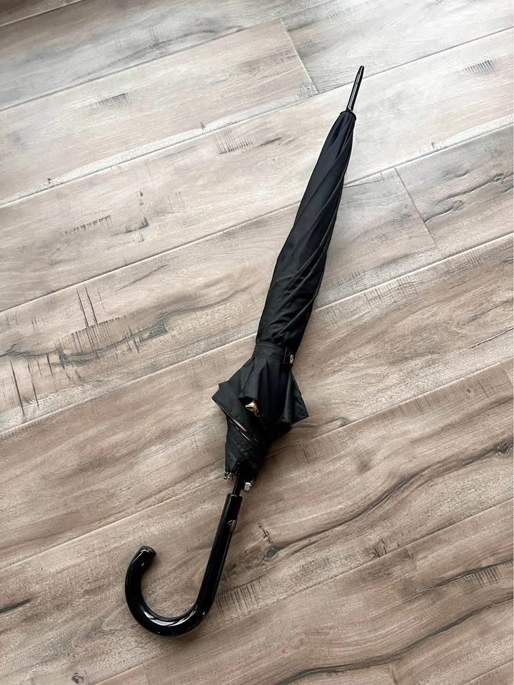Fulton Bloomsbury Black Leopard Umbrella - New with Tags - photo 3
