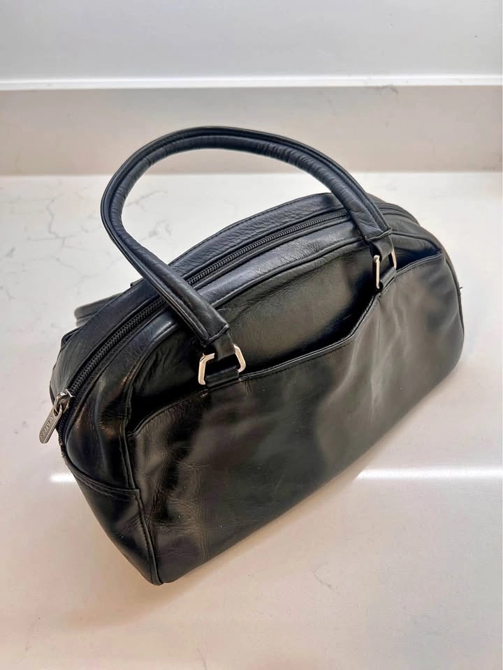 Danier Black Leather Doctor Bag
