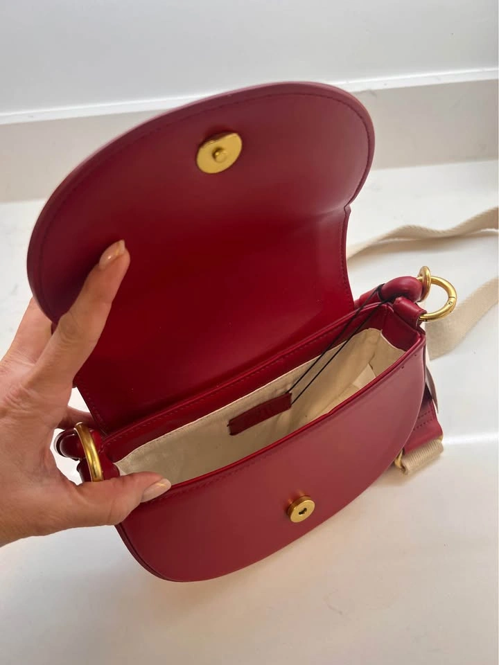 Zara Red Crossbody Saddle Bag - New with Tag - photo 4