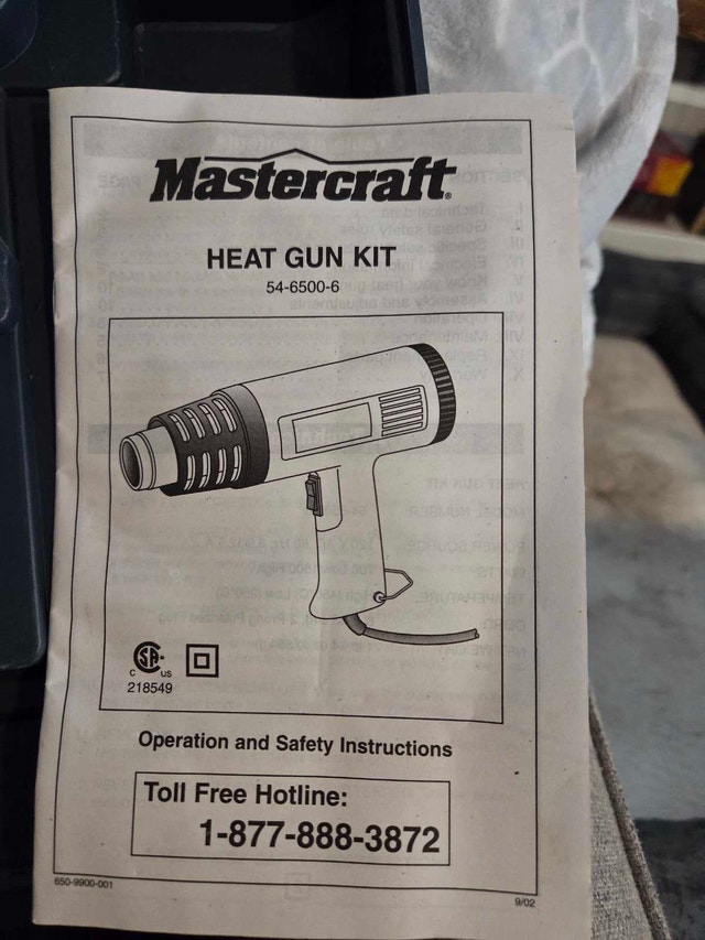 Mastercraft Heat Gun Kit