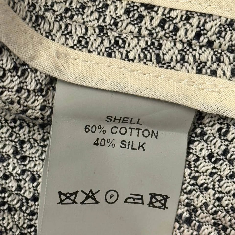 Billy Reid Italy Cotton Silk Mini Skirt - Size 10 - photo 3