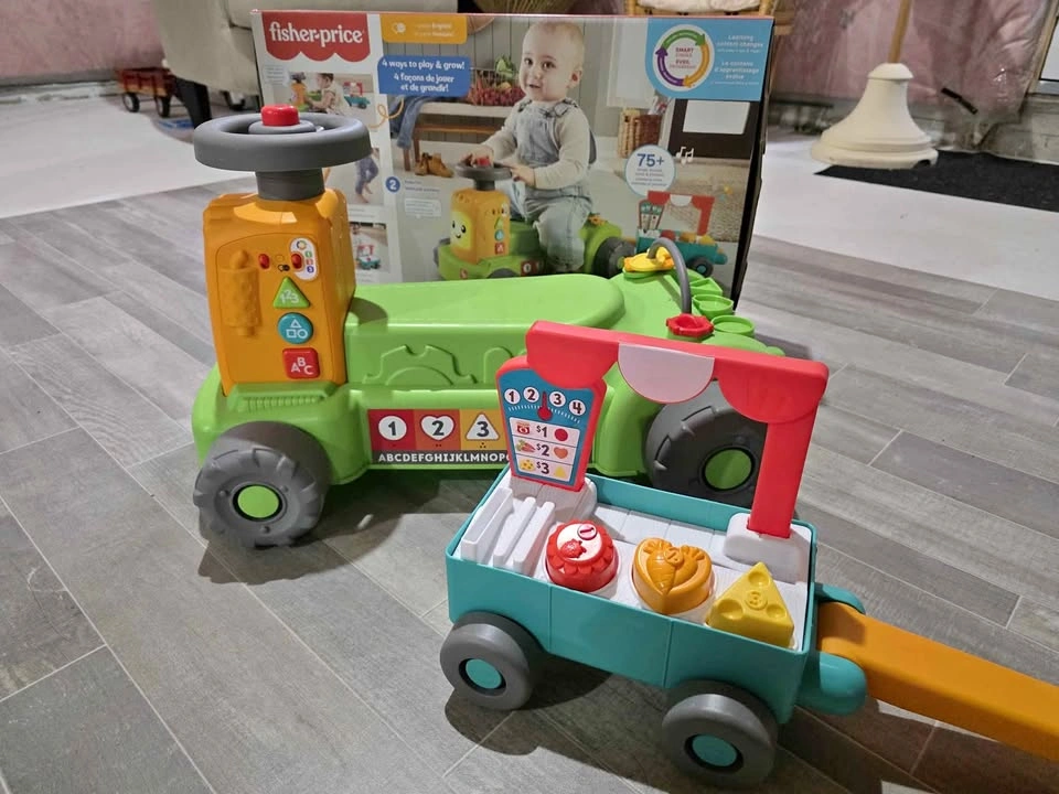 Fisher-Price Laugh & Learn 4-in-1 Tractor Ride-On
