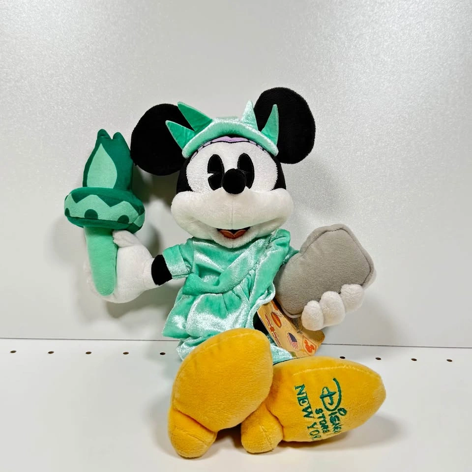 Disney Minnie Mouse Statue of Liberty Plush New York - new with