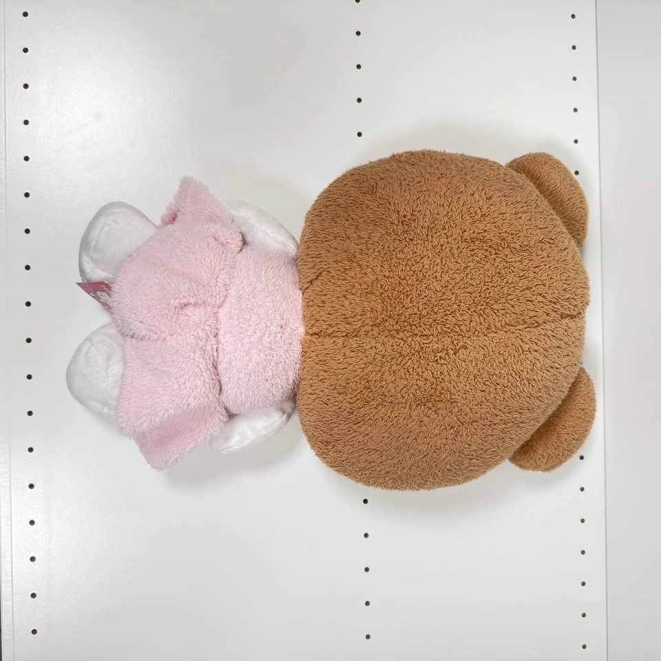 Hello Kitty Brown Bear Cookie Plush Pink Bow - photo 3