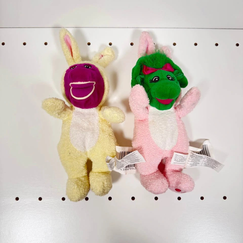 Barney & Baby Bop Bunny Plush Stuffed Animals - photo 2