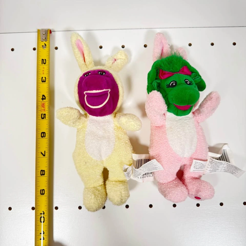 Barney & Baby Bop Bunny Plush Stuffed Animals - photo 3