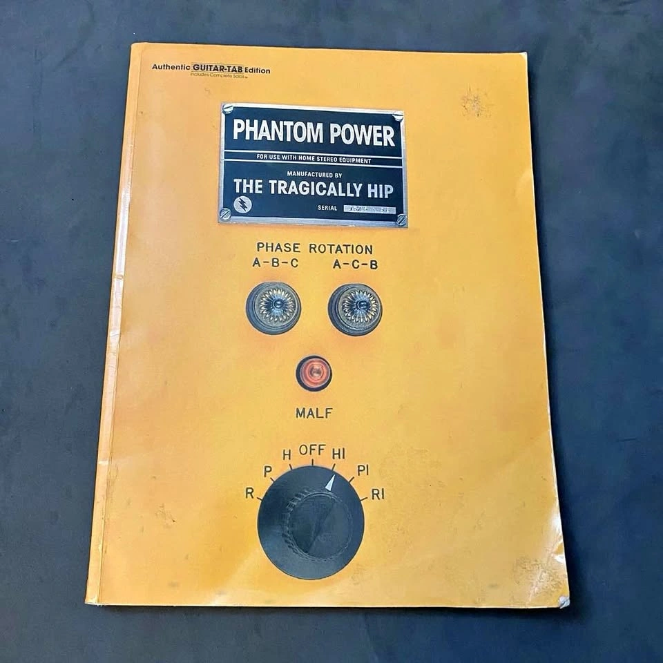 The Tragically Hip Phantom Power Guitar Tab Paperback 1999