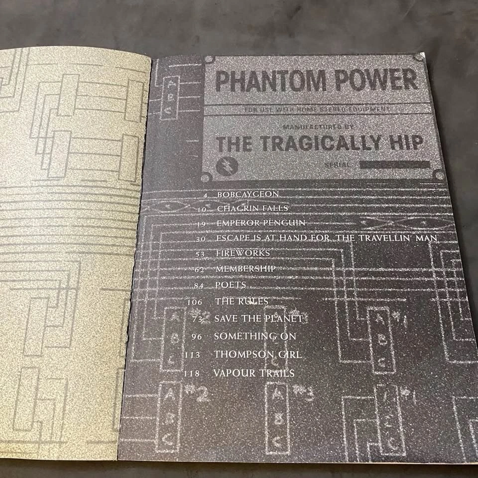 The Tragically Hip Phantom Power Guitar Tab Paperback 1999 - photo 5