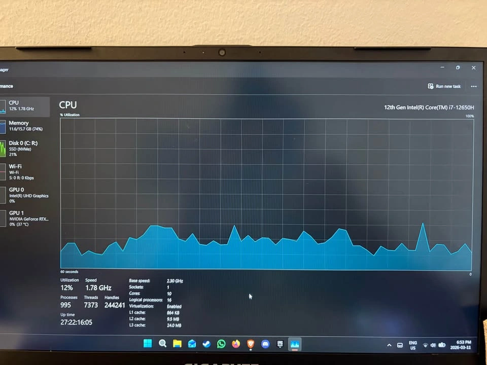 GIGABYTE G5 KF Gaming Notebook 15.6" - photo 5