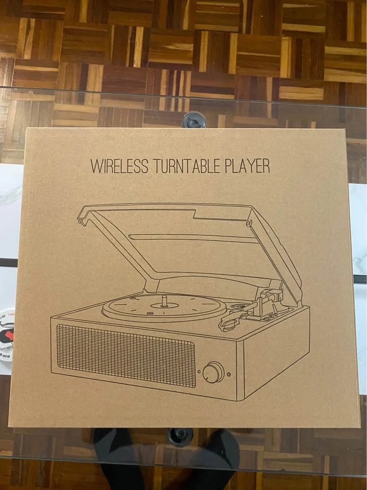 Wireless Turntable Record Player w/ Built-in Speakers - photo 2