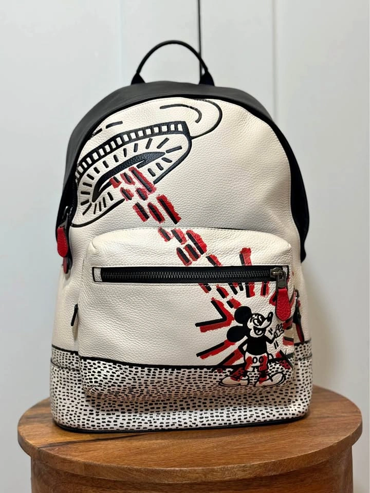 RARE Limited Edition Coach x Disney x Keith Haring West Backpack