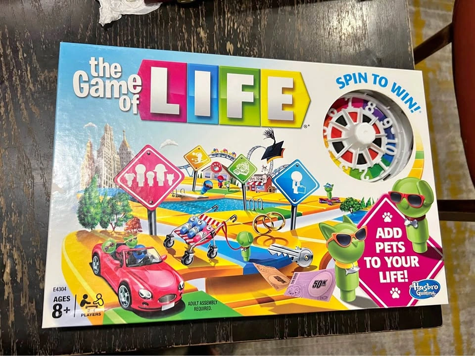 The Game of Life Board Game (With Free Chess Board Game)