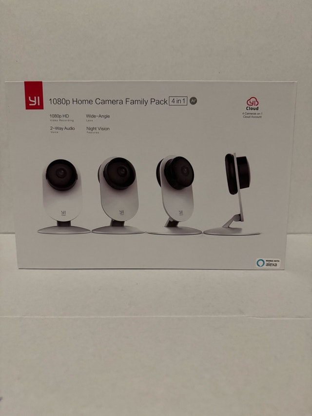 YI 1080p Home Camera Family Pack (4 Cameras) - Open Box