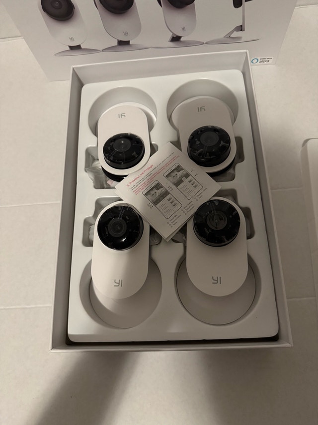YI 1080p Home Camera Family Pack (4 Cameras) - Open Box - photo 3