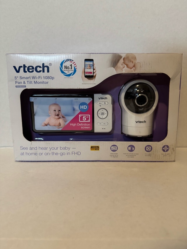 VTech RM5864HD Baby Monitor – 5″ WiFi 1080p Pan & Tilt