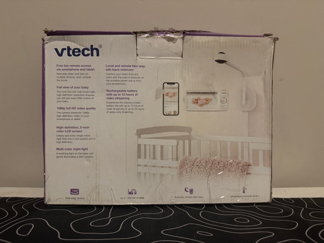 VTech RM5887HD Over-the-Crib Baby Monitor – 5″ WiFi 1080p HD - photo 4