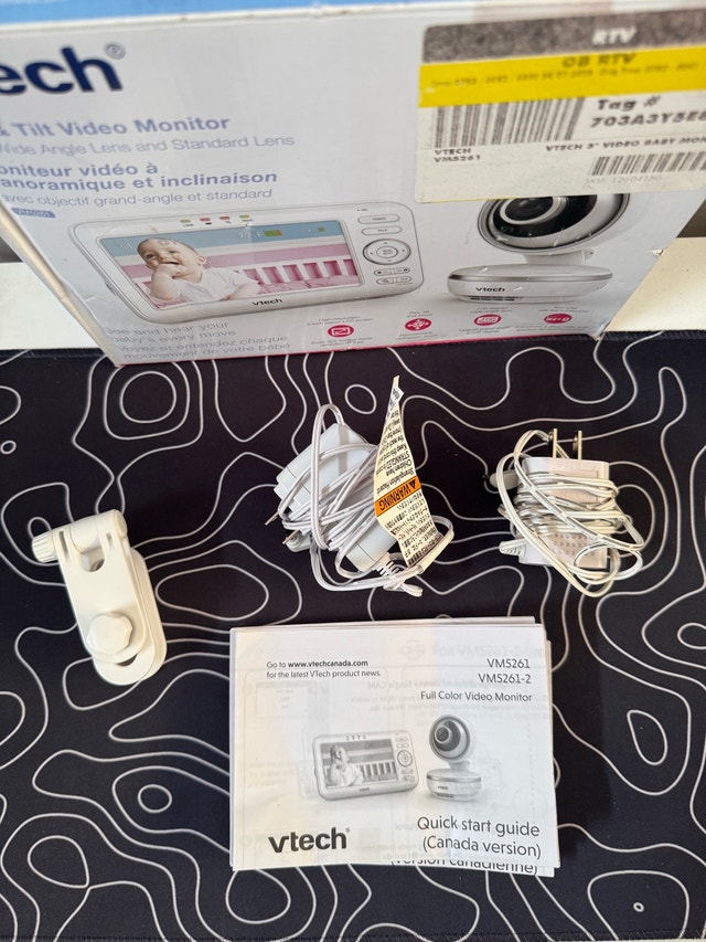 VTech VM5261 Baby Monitor 5" Screen Pan Tilt Camera - photo 4