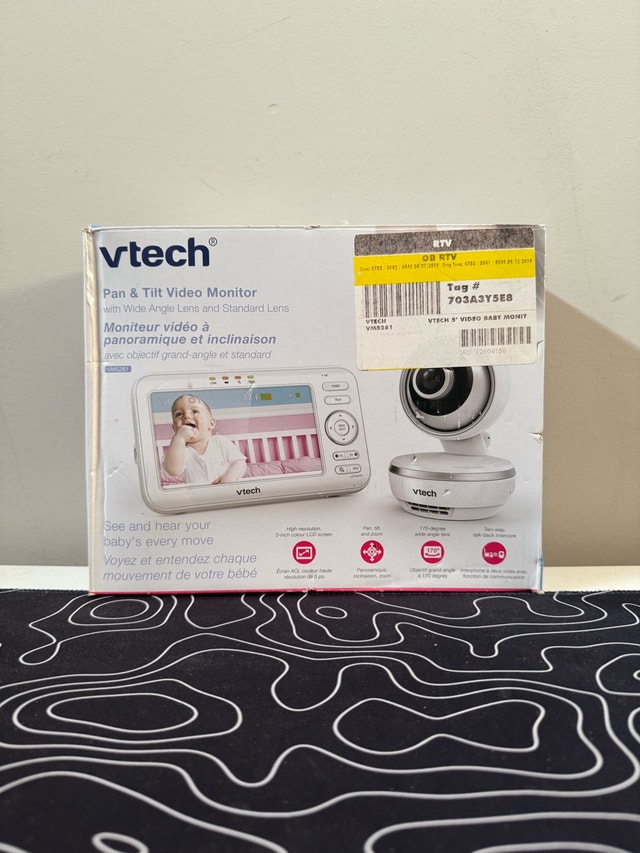 VTech VM5261 Baby Monitor 5" Screen Pan Tilt Camera - photo 5