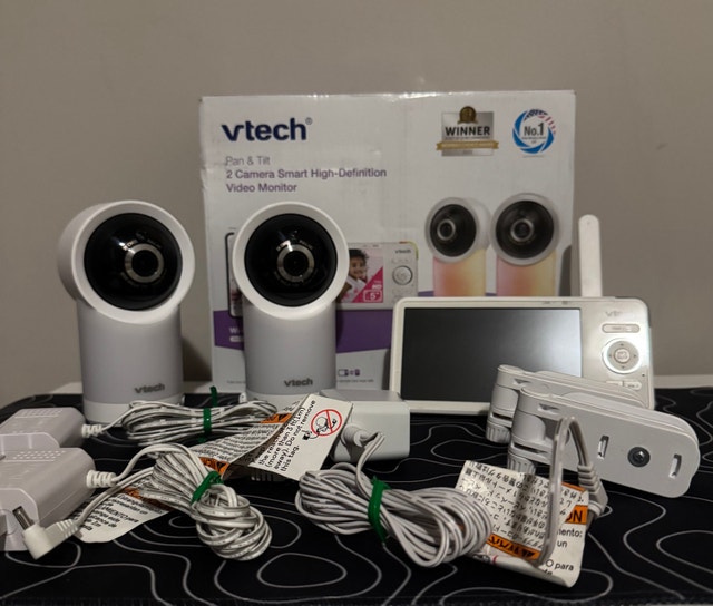 VTech RM5766-2HD 5” WiFi Baby Monitor 2 Cam Pan & Tilt