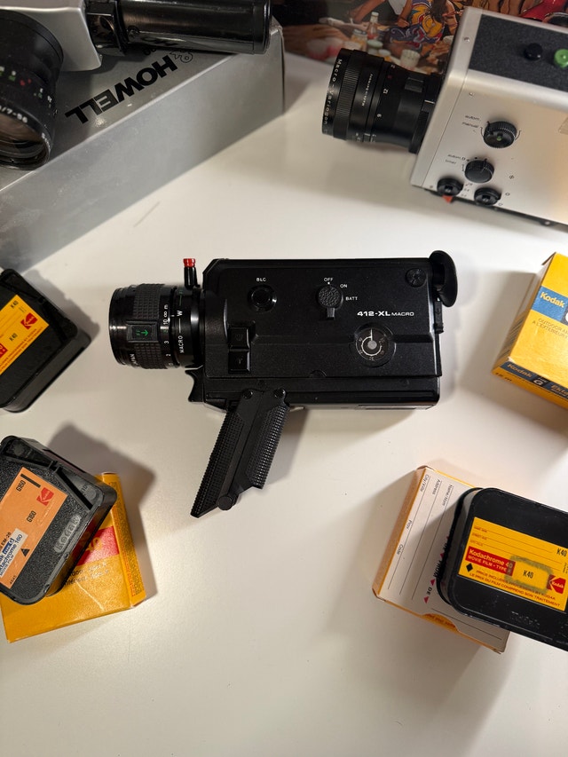 Elmo 412-XL Macro Super 8 Camera (Film Tested)