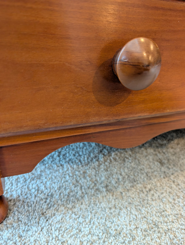 Solid Wood Shelf With Pull Out Drawer - photo 5