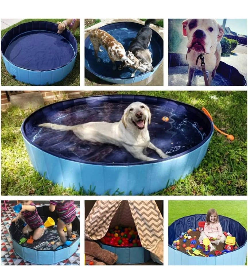 NEW Foldable Dog Pool – Large 120cm – Durable, No-Inflation Desi - photo 3