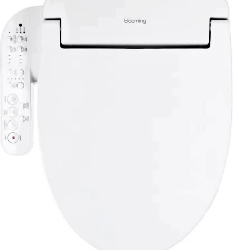 Brand New Blooming Round Bidet Toilet Seat – Heated Warm Water &