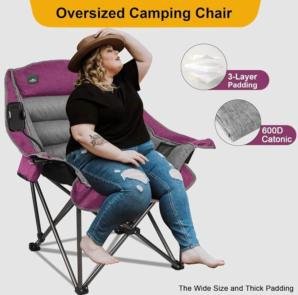 Oversized XL Camping Chair - Heavy Duty 400 lbs - photo 4