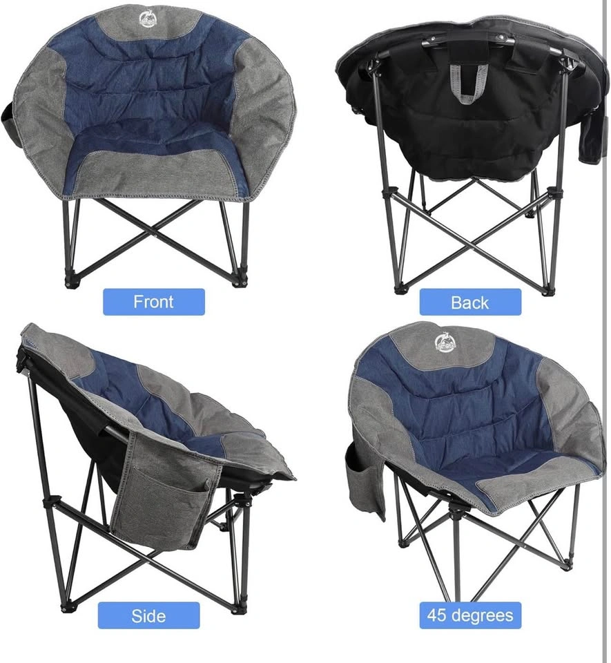 Northroad Folding Moon Chair - Padded Camping Chair w/ Cooler & - photo 5