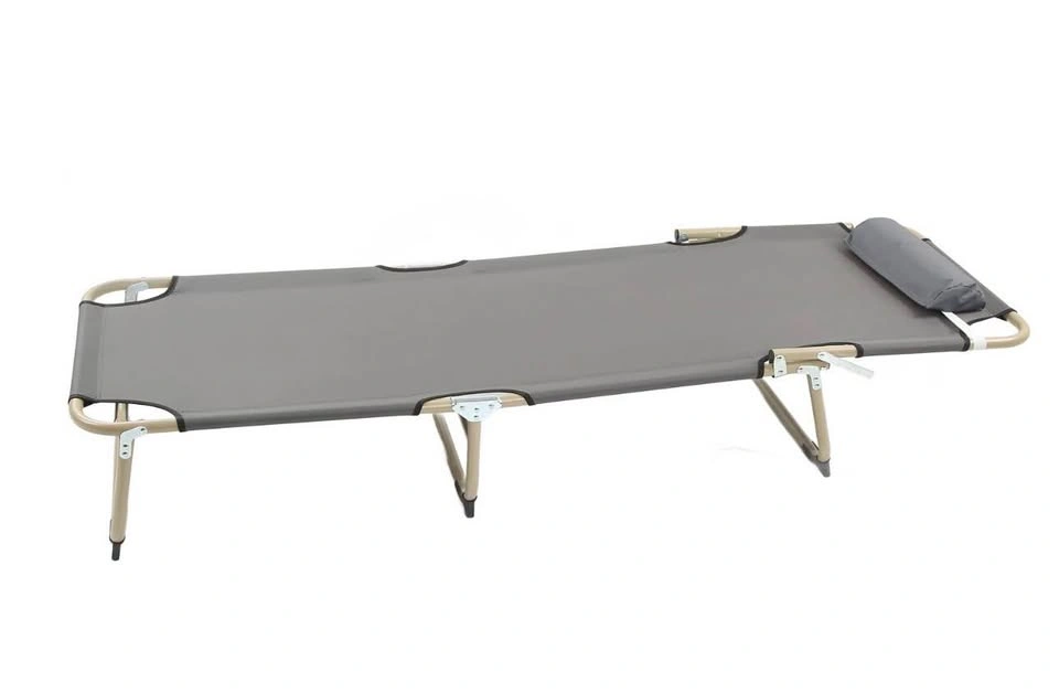 Folding Reclining Camping Bed – Single Person Portable Lounger - photo 3