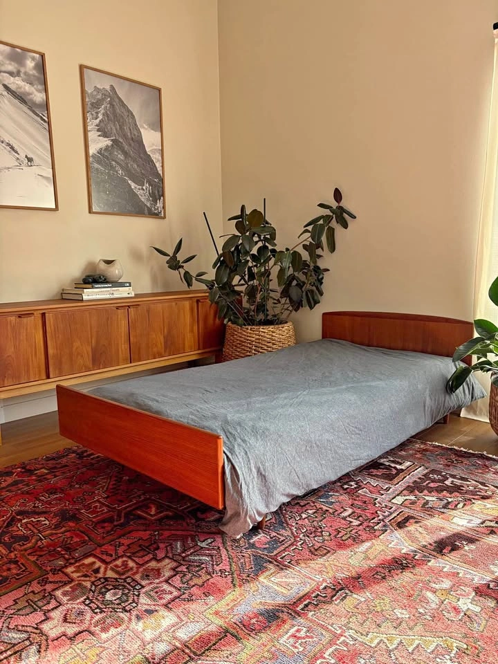 Mid-Century Teak Single / Twin Bed
