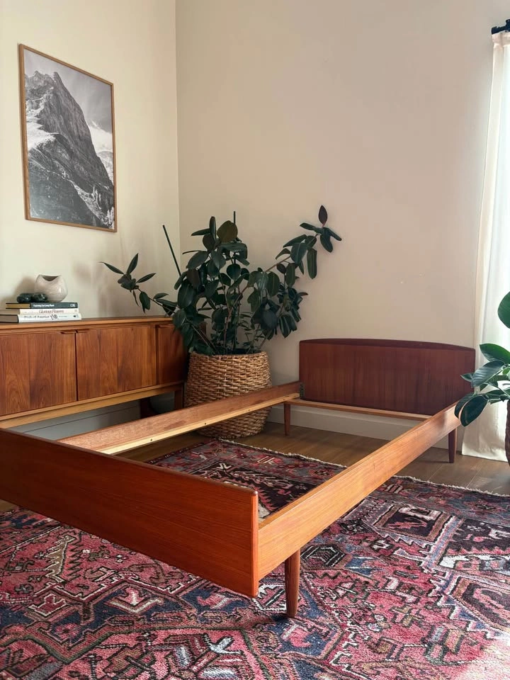 Mid-Century Teak Single / Twin Bed - photo 4