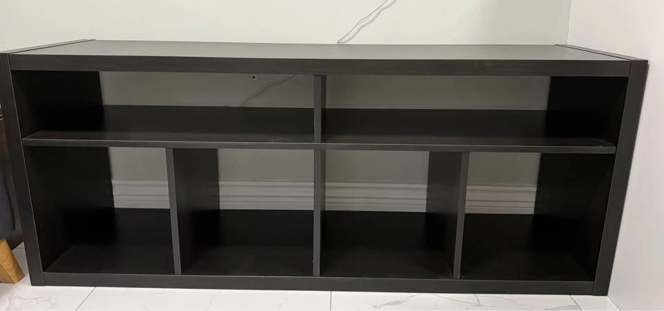 IKEA KALLAX TV Bench Black-Brown