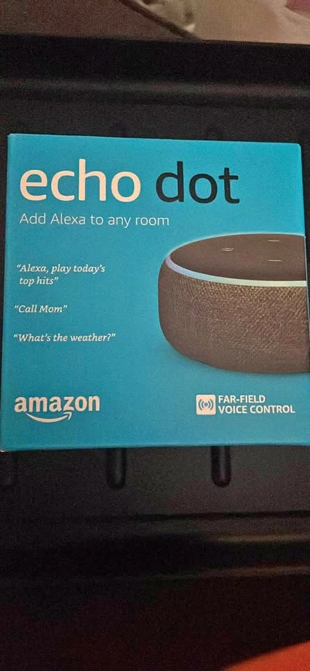 Black Amazon Echo Dot (3rd Gen) - Brand New Sealed Box