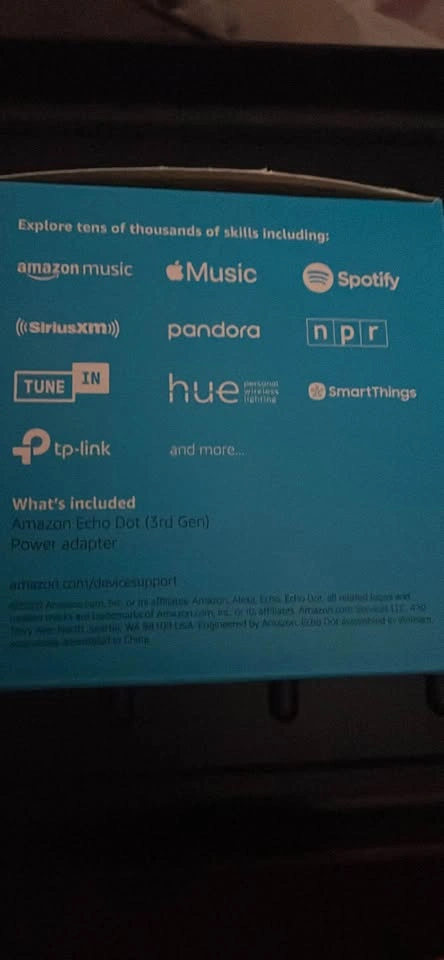 Black Amazon Echo Dot (3rd Gen) - Brand New Sealed Box - photo 2