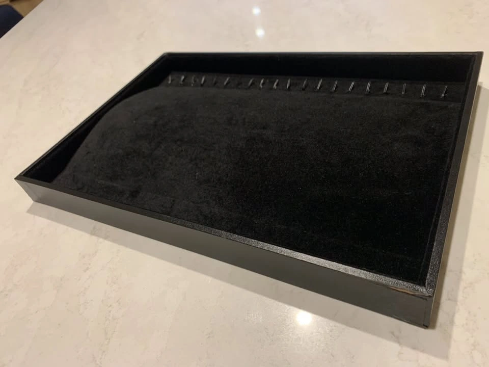 Velvet Jewelry Necklace Display Tray Organizer - photo 2