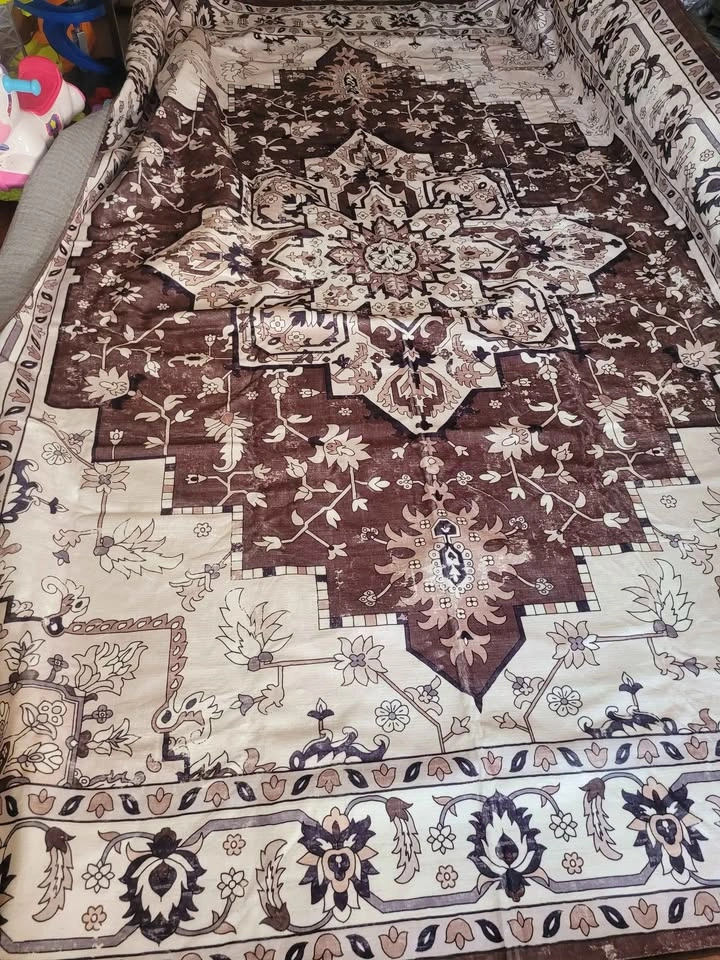 Brand new 9x12 ft Area Rug - Brown/Beige Medallion - photo 3