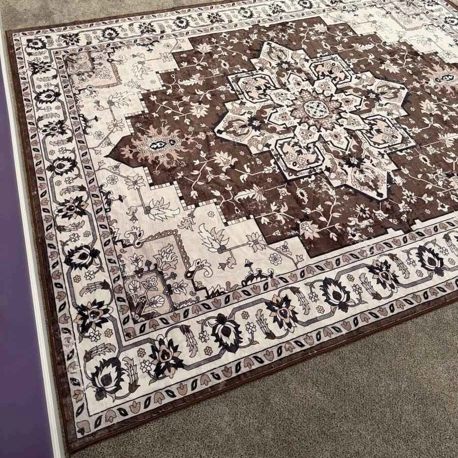 Brand new 9x12 ft Area Rug - Brown/Beige Medallion - photo 4