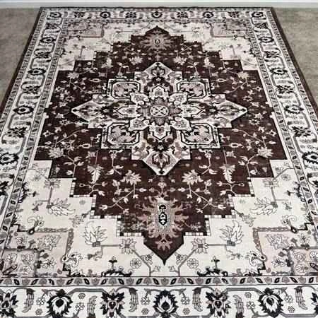 Brand new 9x12 ft Area Rug - Brown/Beige Medallion - photo 5