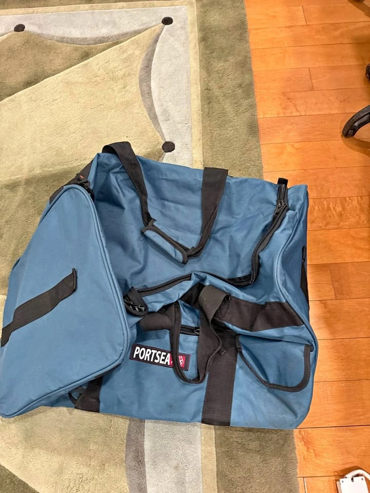 PORTSEA Blue Travel Duffel Bag
