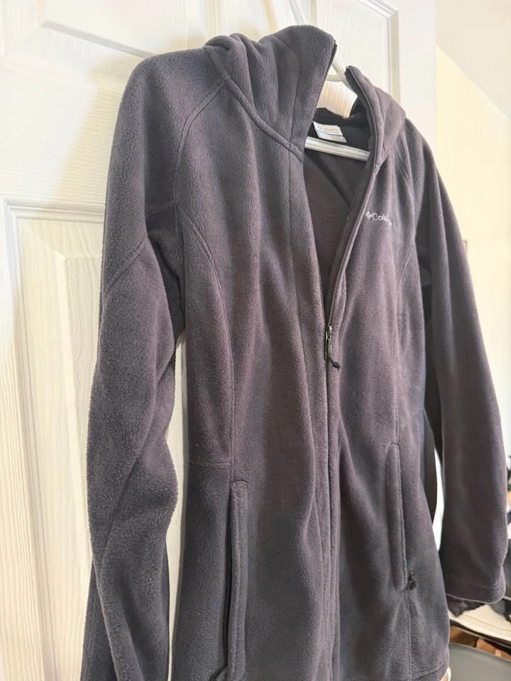 Columbia Hooded Fleece Jacket Dark Gray - photo 3