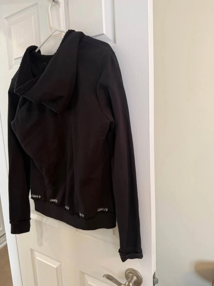 Guess Jeans Black Sherpa Lined Hoodie XL - photo 5