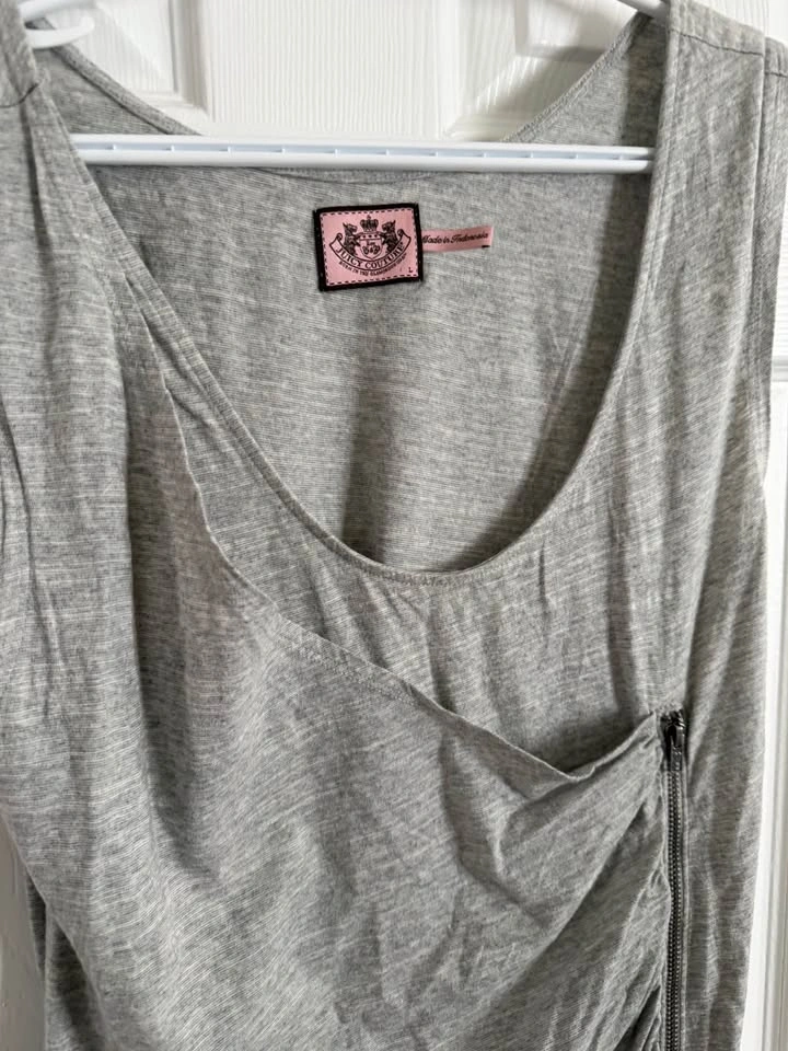 Juicy Couture Grey Sleeveless Dress L - photo 3