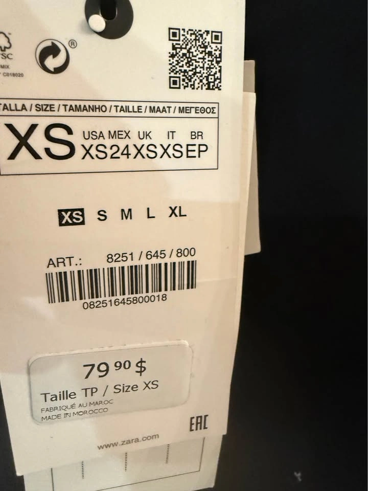 Zara black dress XS - photo 4