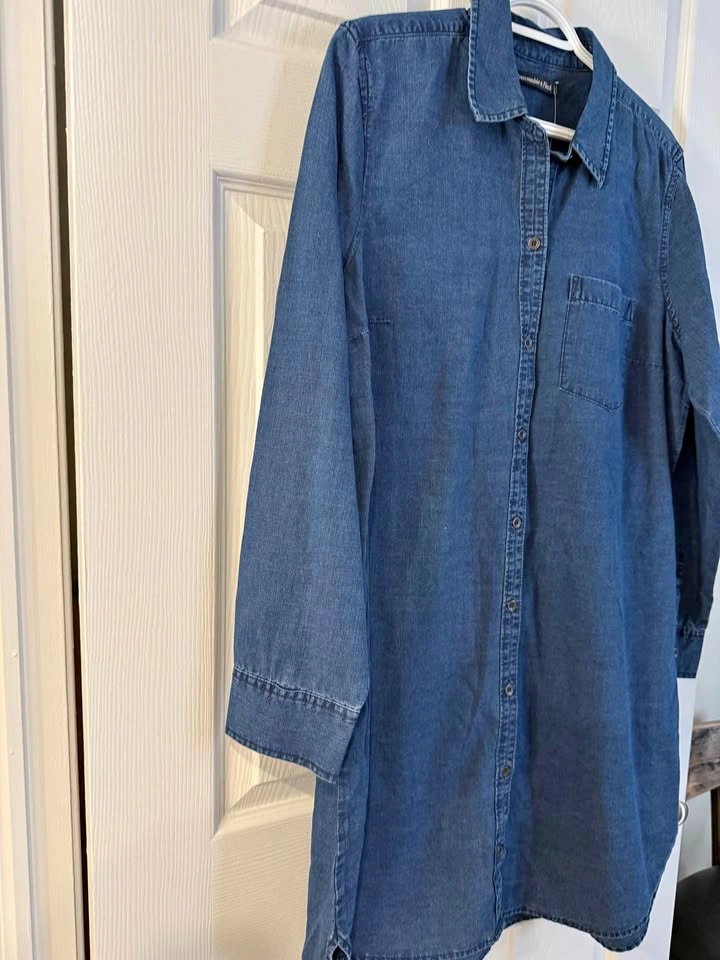 Abercrombie & Fitch Denim Button-Up Shirt